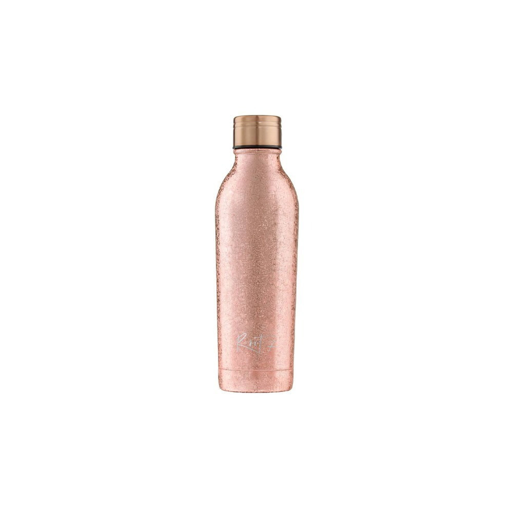 حافظة سوائل للمشروبات الساخنة والباردة روت7 بسعة 500 مل - ذهبي وردي براق
